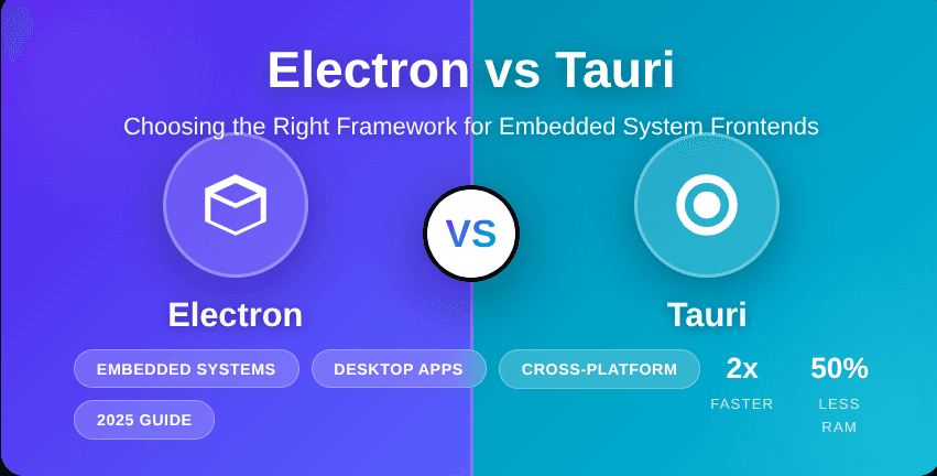 Electron vs Tauri for Embedded System Frontends: Which One Should You Choose?